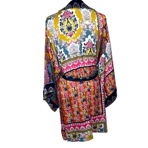 Anthropologie Multicolor Patterned Robe - Picture 2 of 8